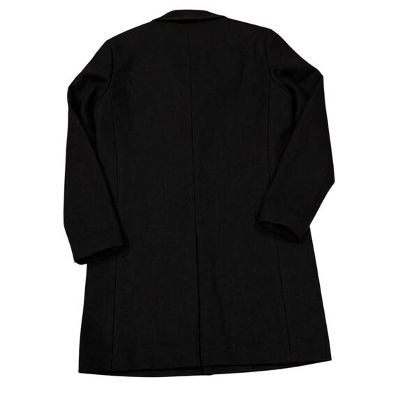 Theory Belvin Coat Mens Size Medium Black Wool Cashmere Blend Preppy Career - Picture 2 of 15